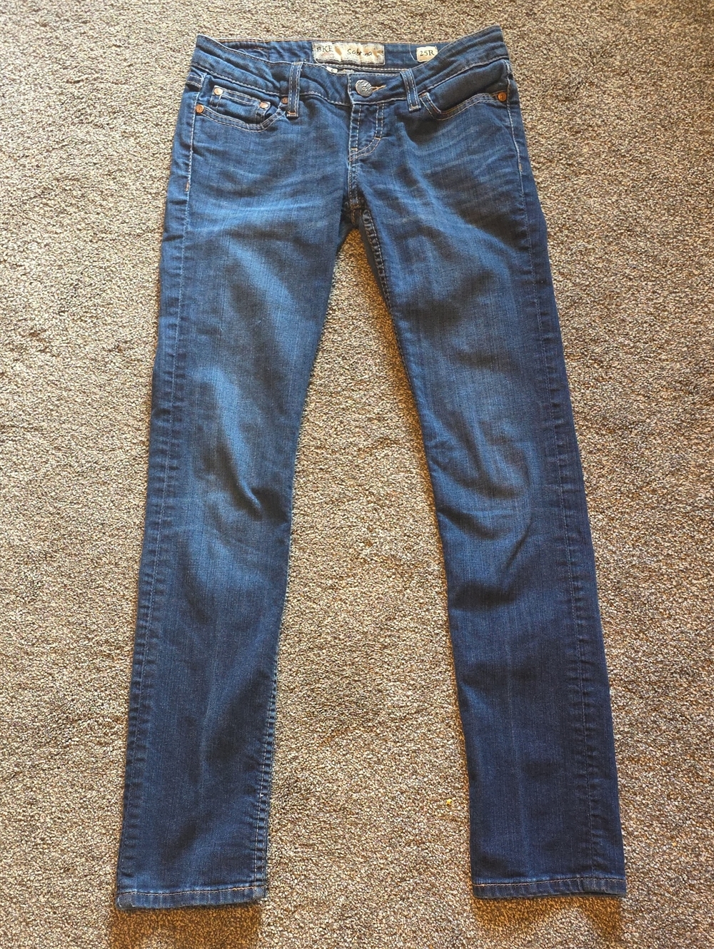 Women's Dark Blue Skinny Jeans with Stretch Comfort